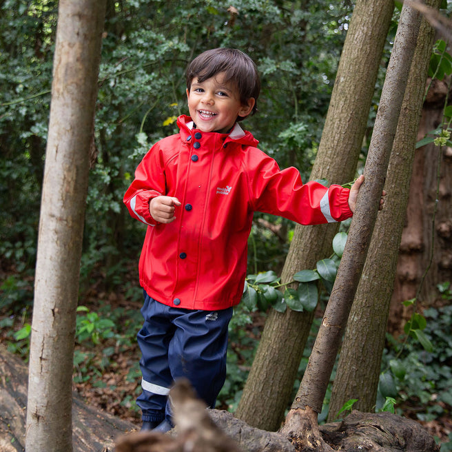 Rainy Day Waterproof Jacket Red